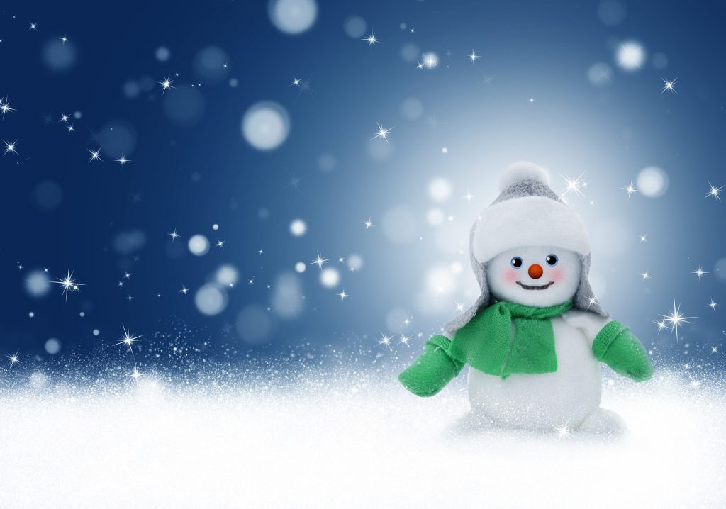 En snögubbe